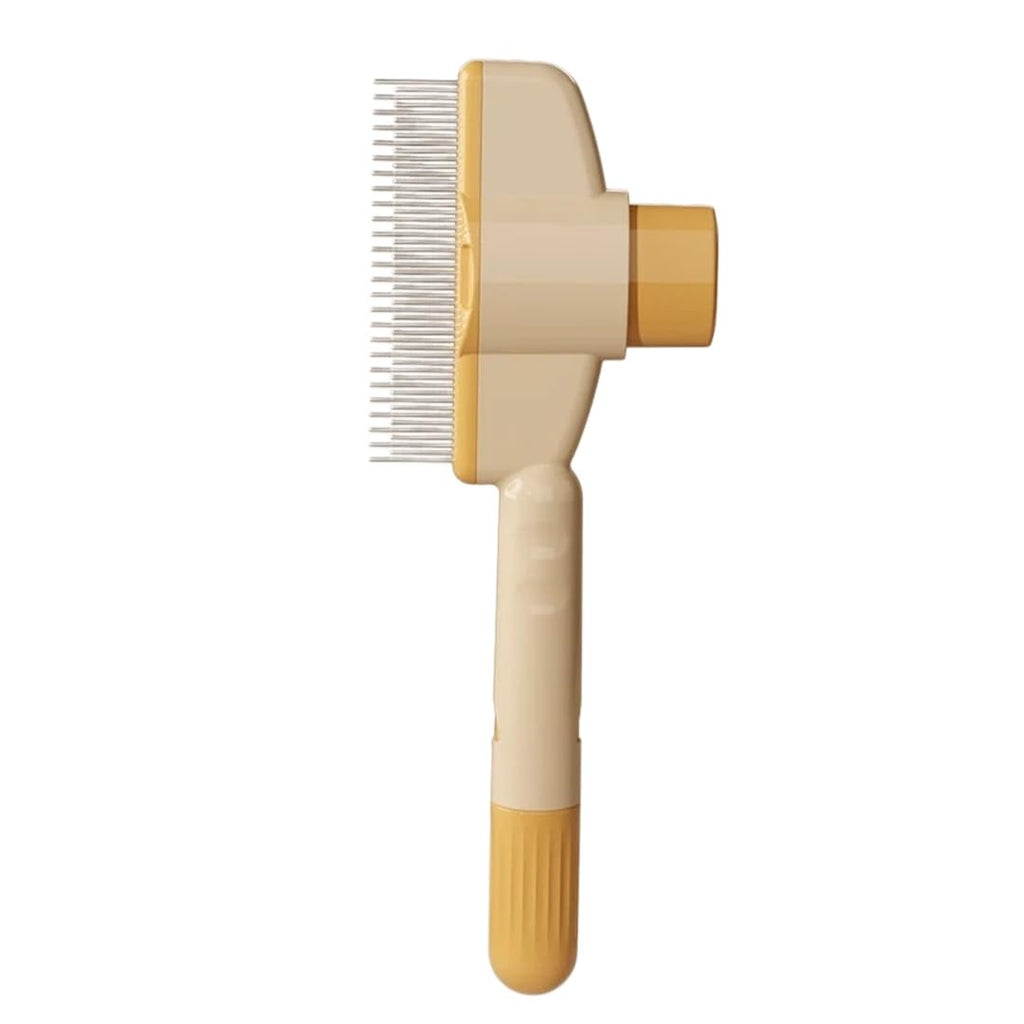 ProGroom Pet Comb – One-Click Self-Cleaning Grooming Comb for Cats Dogs (Green)