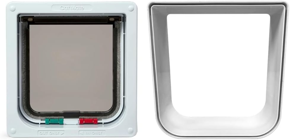 Cat Mate 2-Way Lockable Cat Flap for Small to Medium Cats, White