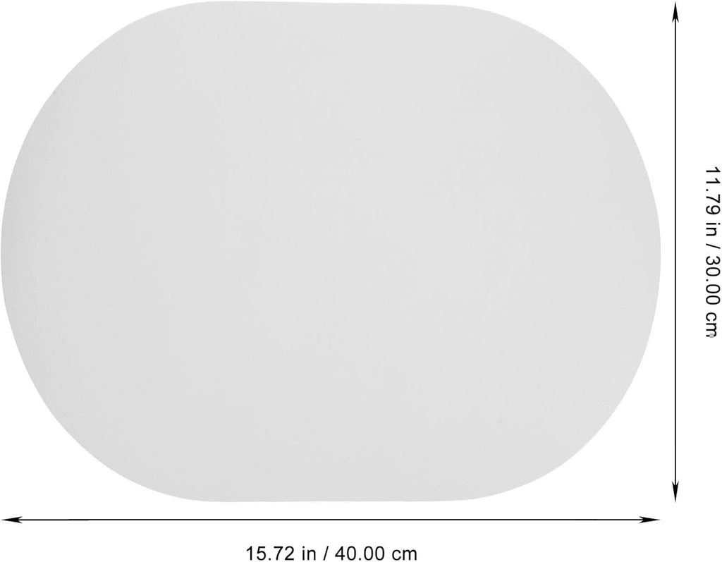 White Diatomite Pet Feeding Mat with Non Skid Protection for Floors