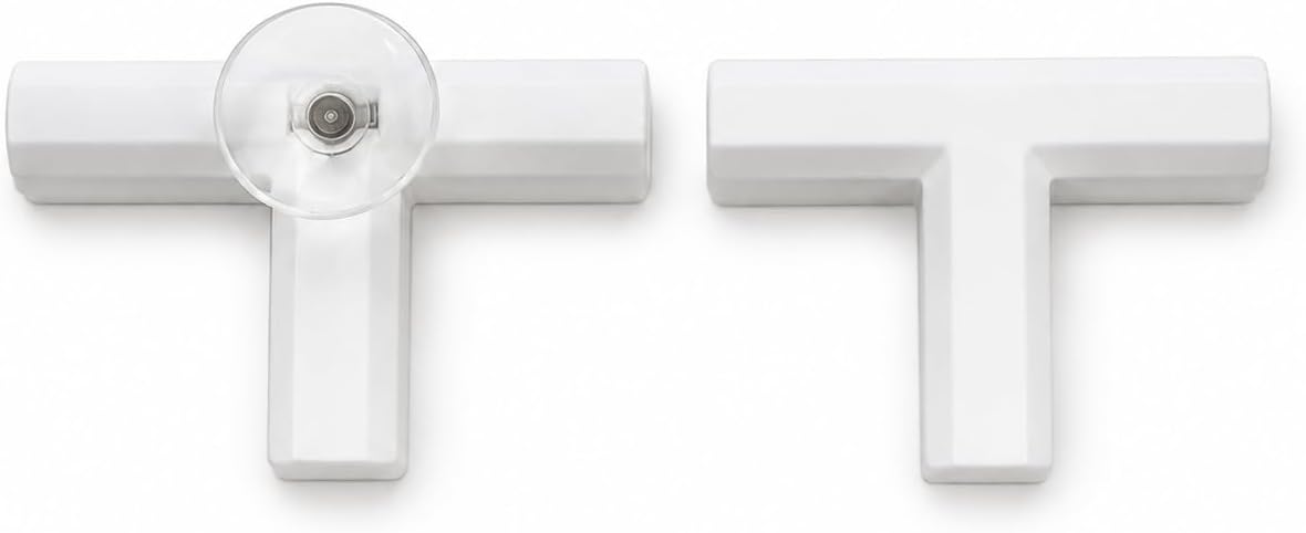 Acrylic Indoor Dog Playpen Assembly Tools Set, Straight Coupler White