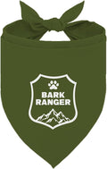 Bark Ranger Dog Bandana, Outdoor Adventure Bibs for Small Medium Dog