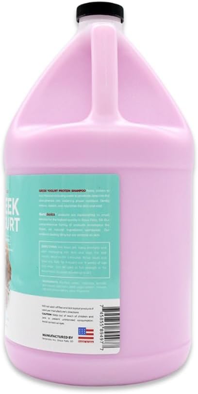 Bark2Basics Pomegranate Greek Yogurt Protein Enriched Dog Shampoo, 1 Gallon
