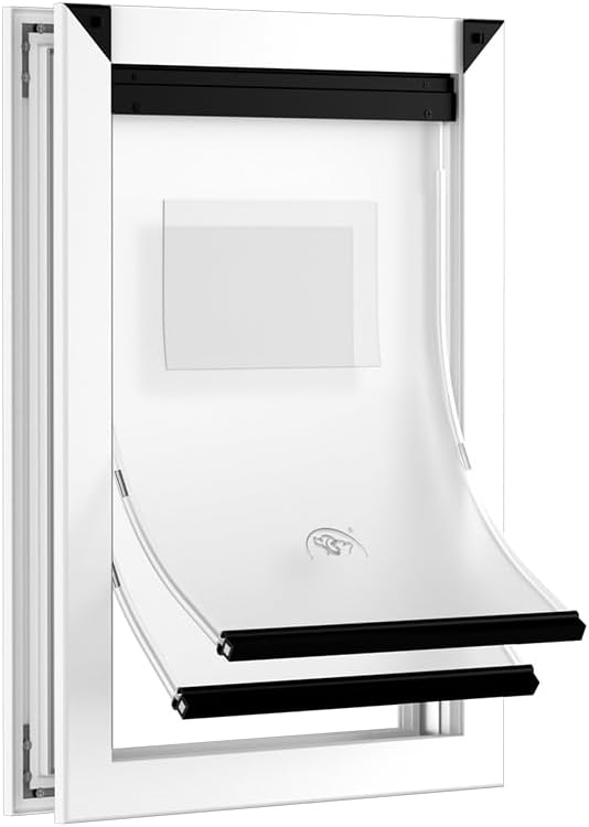 [MAVRICPOWER] Rust Proof Alminum Large Dog Door for Exterior Door