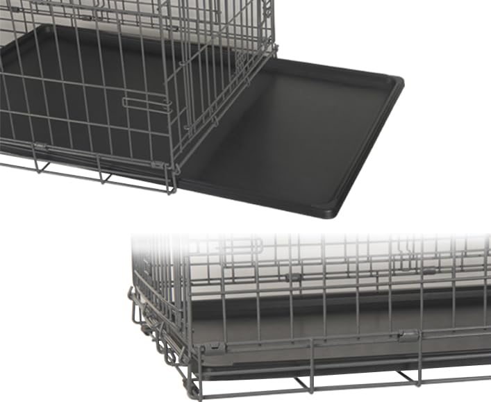 MOFBEAWK Dog Crate Tray Replacement,41-Inch Reinforced Chew-Resistant Pan