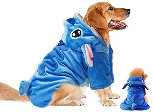 Dog Costumes for Halloween, Funny Cartoon Pet Outfit for Christmas - L