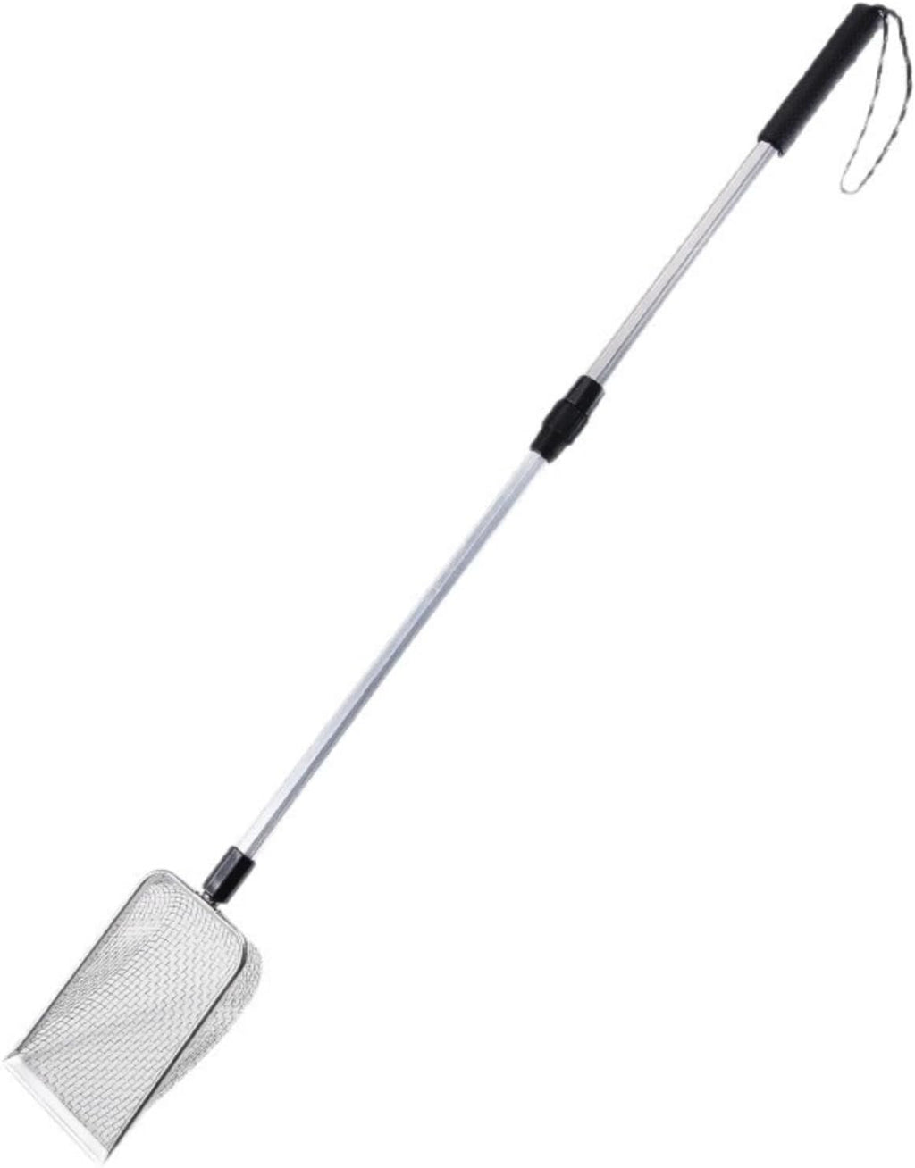 Stainless Steel Extendable Long Handle Cat Litter Scoop, Striped Hole