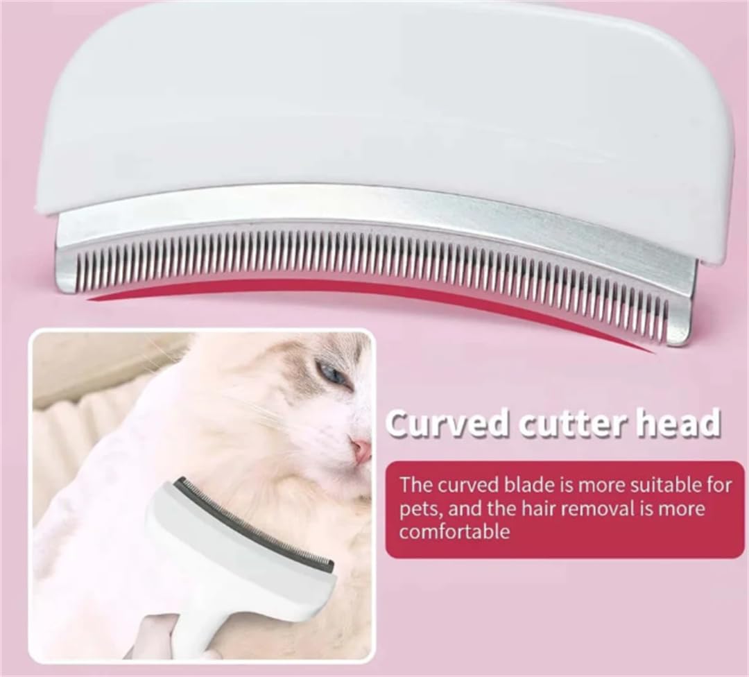 Pawcurve Cat Deshedding Comb (White)