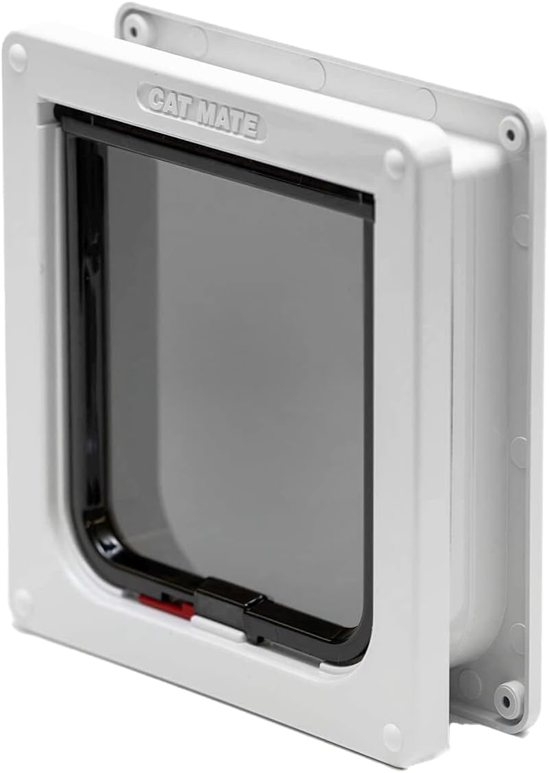 Cat Mate 2-Way Lockable Cat Flap for Small to Medium Cats, White