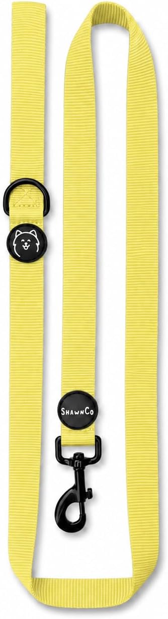 ShawnCo Dream Walk Dog Leash (Icy Lilac,M/L 6FT w/ 2 Handles)