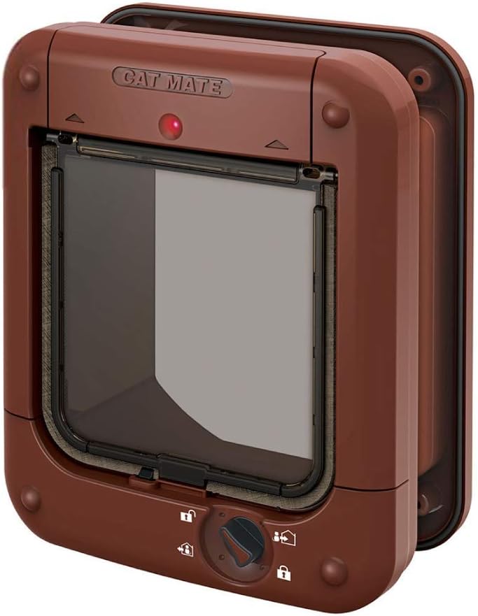 Cat Mate 360 Cat Flap for Cats, 4-Way Locking Pet Door, White