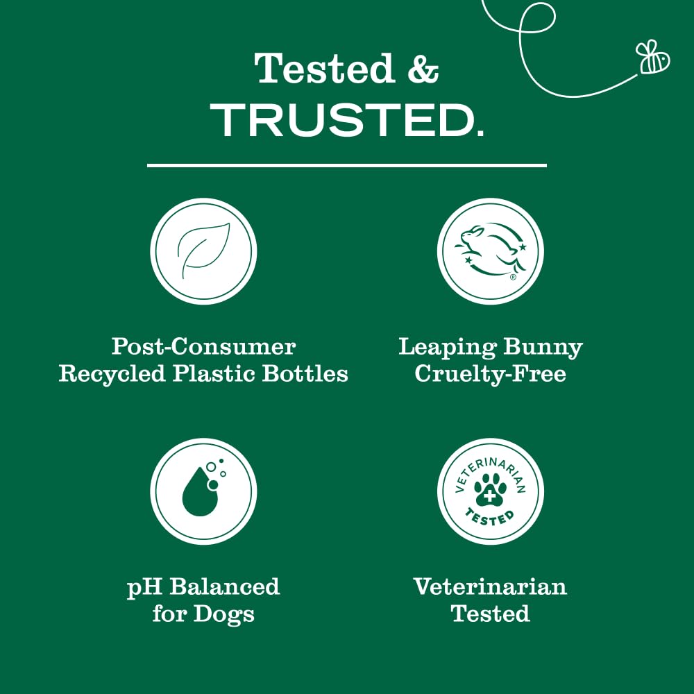 MRS. MEYER'S Clean Day 3 in 1 Dog Shampoo, White Peach Scent, 14oz