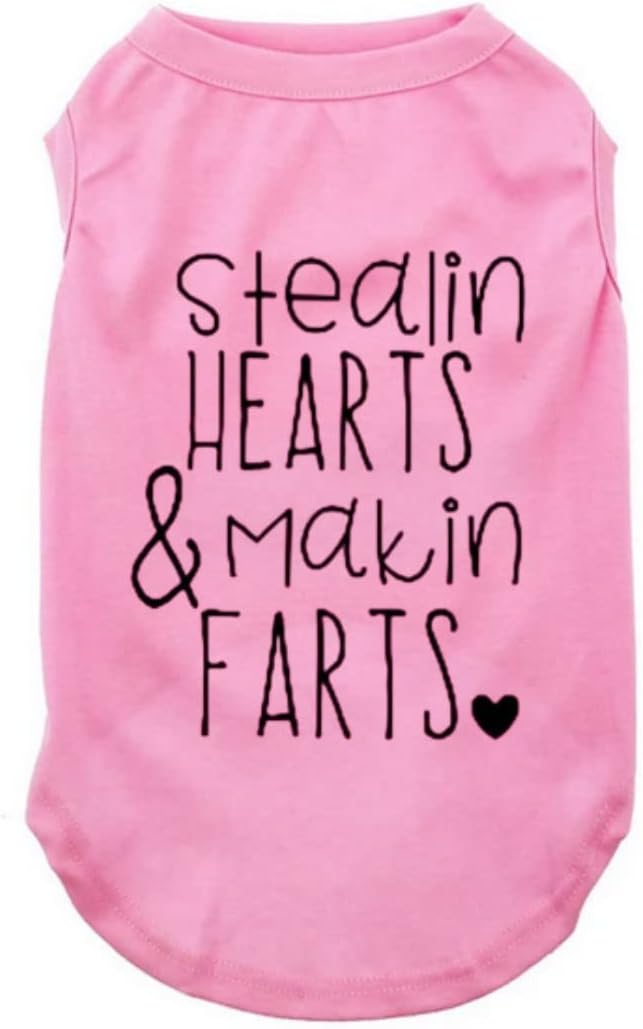 Dog Shirts for Pet Clothes Soft Breathable Puppy Shirts Pop Culture Thing 1 to Thing 9 Printed Pet T-Shirt (RED-2, Small