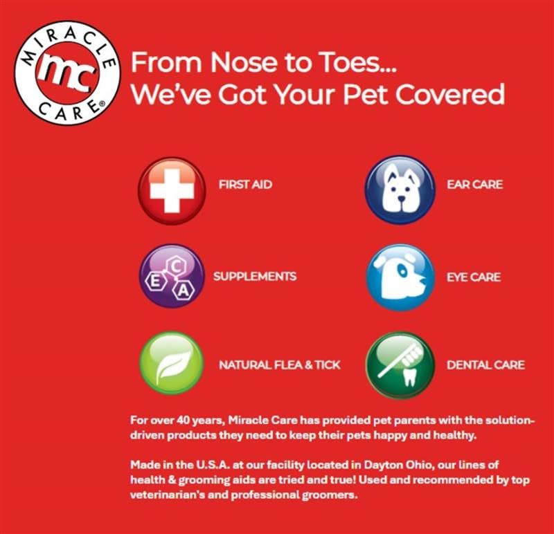 Miracle Care Kwik Stop Styptic Powder for Dogs, Cats, and Birds, 0.5 Ounce