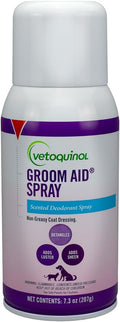 Vetoquinol Groom Aid Spray, for Grooming Cats & Dogs, Fresh Scent, 7.3 oz