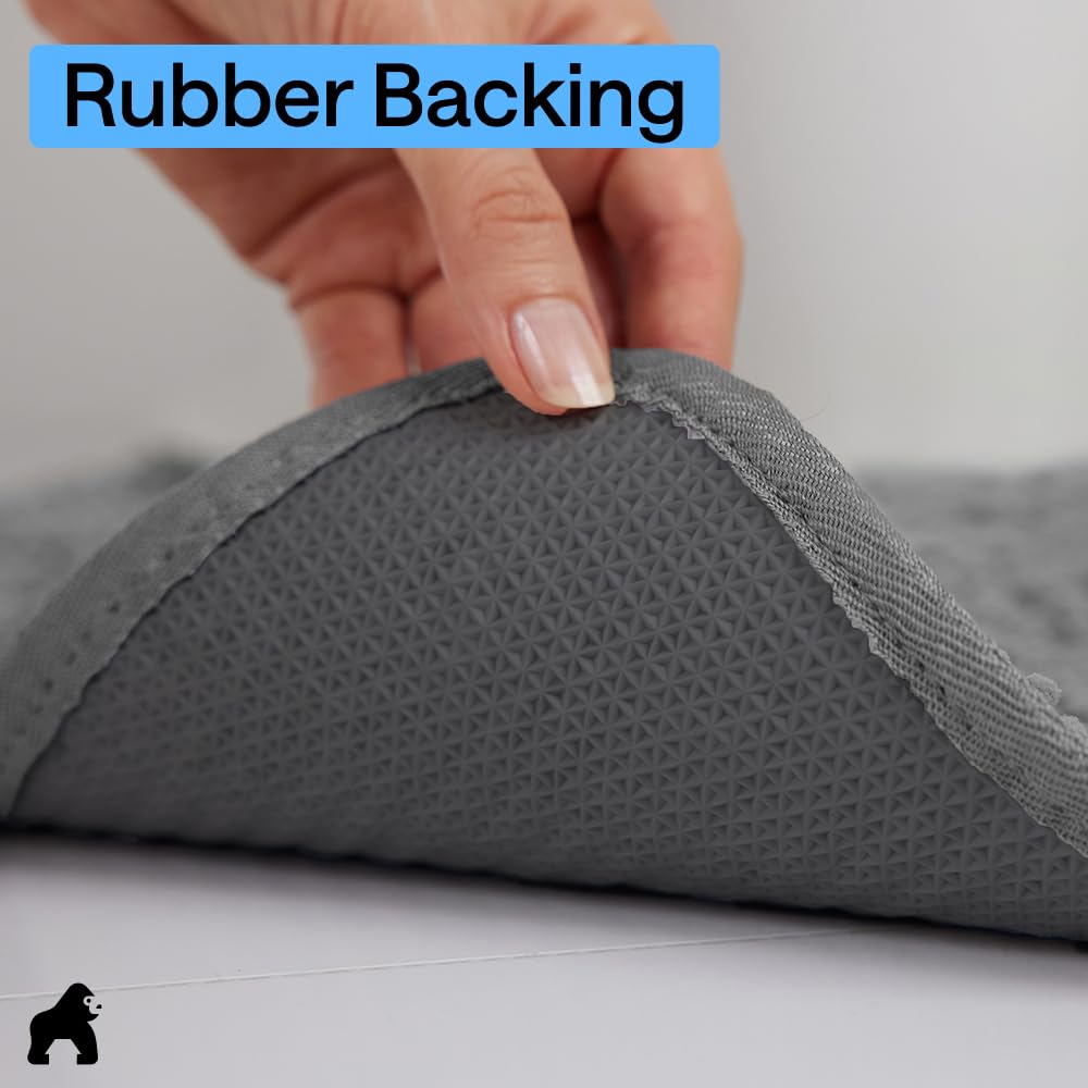 GORILLA GRIP SoakSTOPPER Indoor Door Mat for Dogs with Muddy Paws