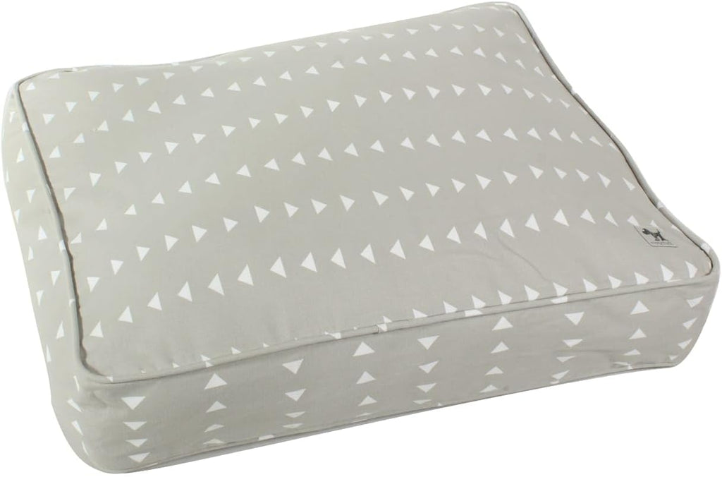 Molly Mutt Light Gray Dog Bed Cover, Non-Toxic & 100% Cotton, 27"x36"x5"