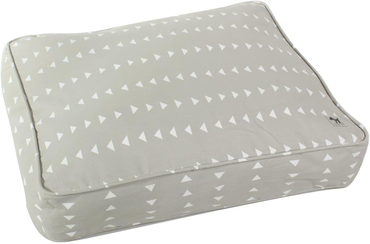 Molly Mutt Light Gray Dog Bed Cover, Non-Toxic & 100% Cotton, 27"x36"x5"
