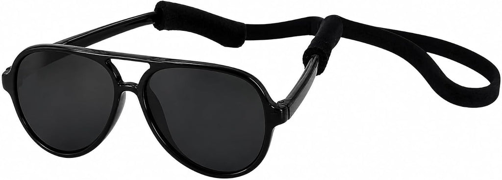 G010 Dog pet Costume Aviator Sunglasses for Medium Breeds 20-40 lbs (Black)