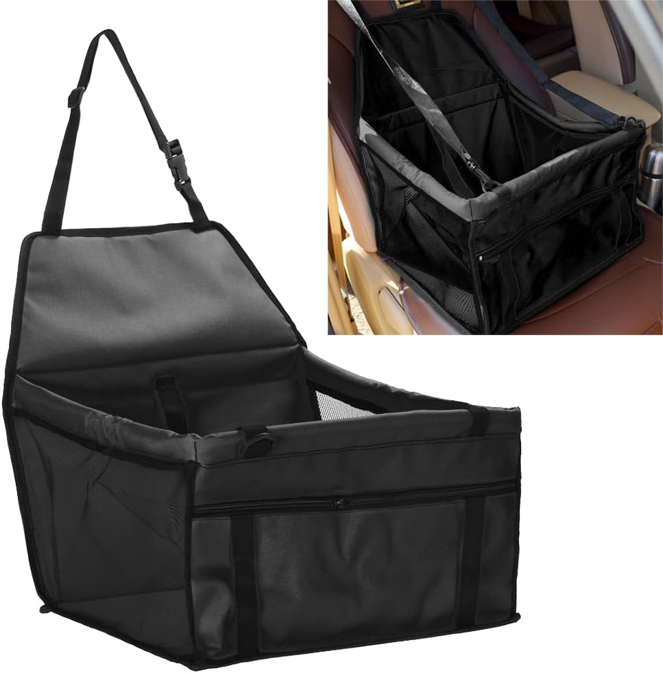 Portable Folding Pet Dog Carrier Adjustable Strap Pet Safety Seat Easy