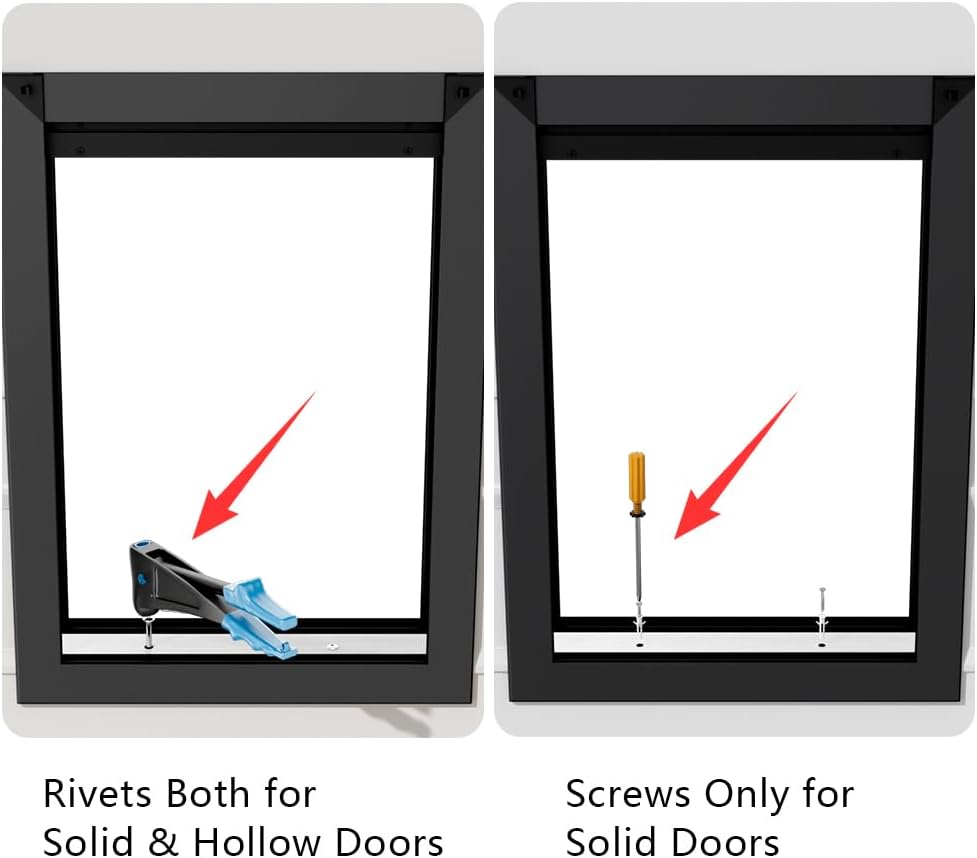 [MAVRICPOWER] Rust Proof Alminum Large Dog Door for Exterior Door