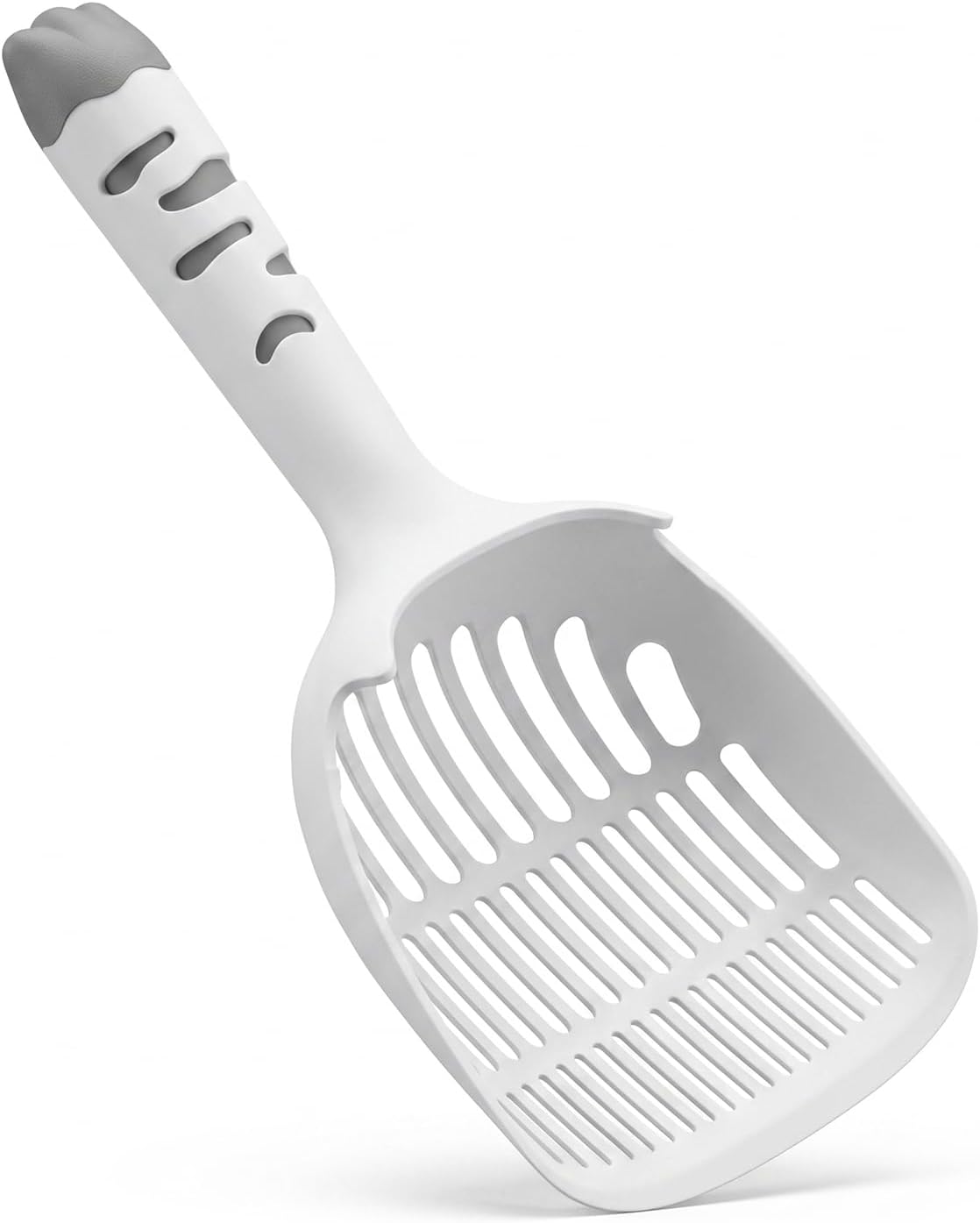 Lndip Cat Litter Scoop Plastic Kitty Poop Collector 3-Layer Mesh Design