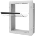 Hakuna Pets Essential Pet Door for Screens, Doors and Walls up to 2.17" Thick, for Dogs and Cats up to 11 lbs, Small, Wh