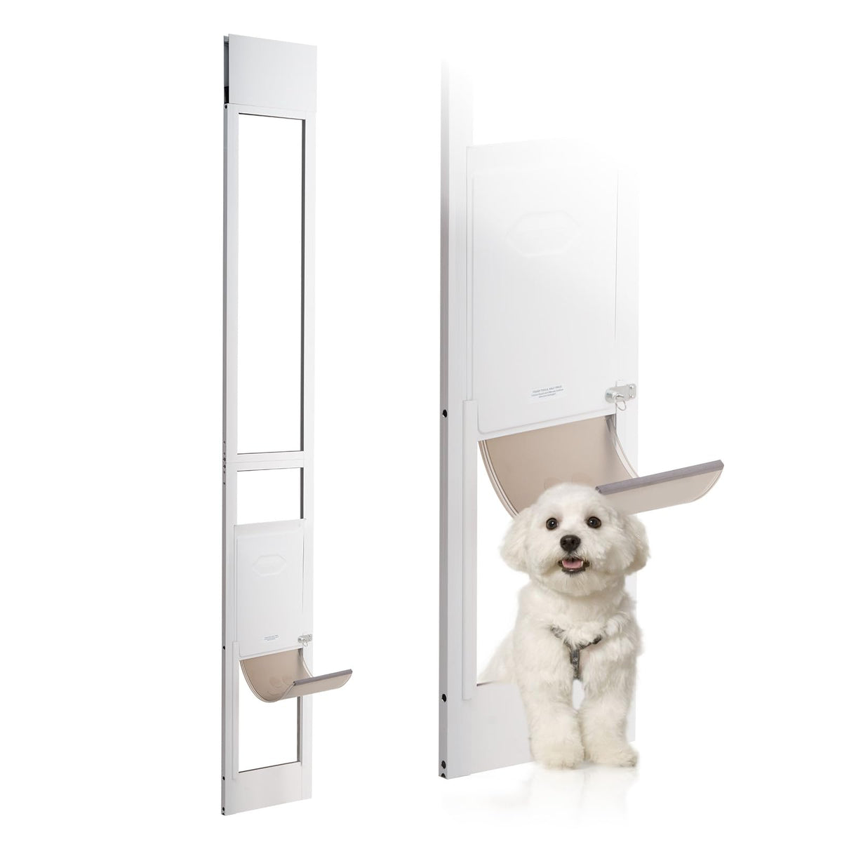 VEVOR Dog Door for Sliding Glass Door Medium Doggy Door for Sliding Doors