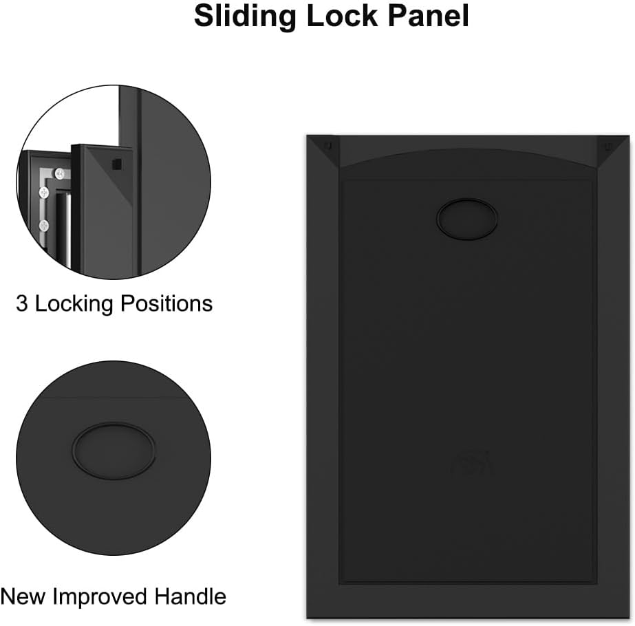 [MAVRICPOWER] Rust Proof Alminum Large Dog Door for Exterior Door