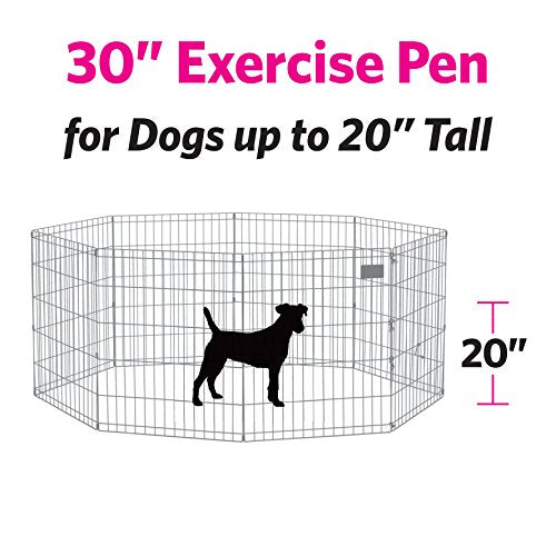 New World by MidWest 30-Inch Exercise Pen, No Door, 16 Sq Ft Play Area