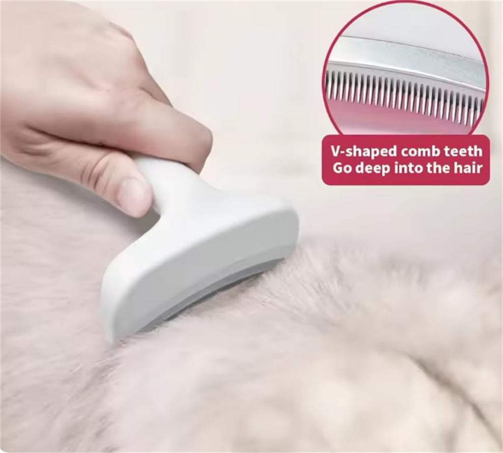 Pawcurve Cat Deshedding Comb (White)