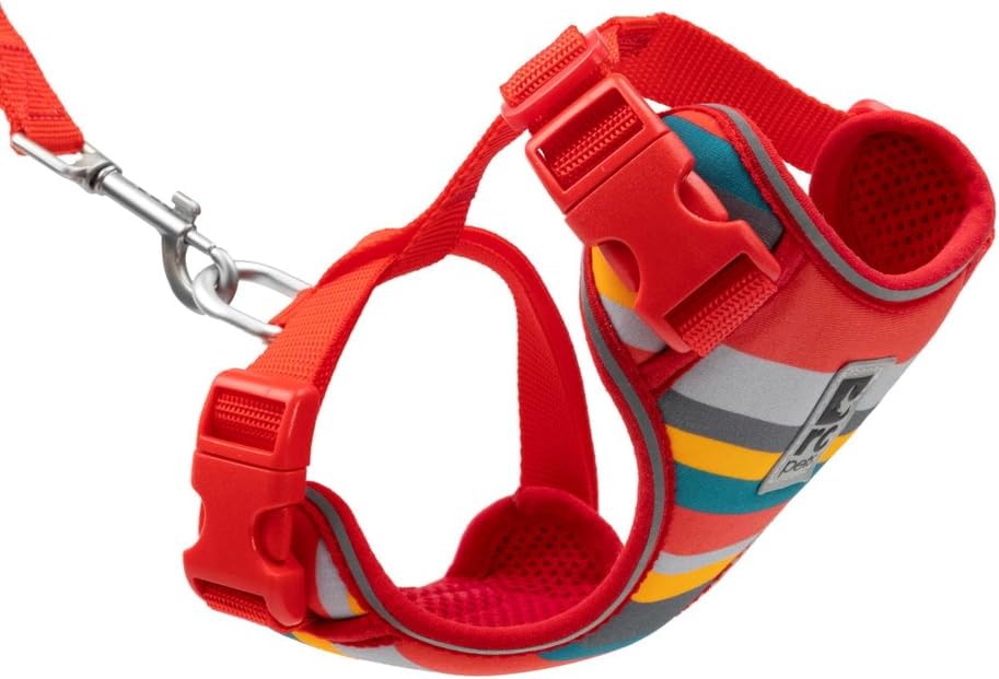 RC Pets Adventure Kitty Harness, 6ft Leash, Small, Multi Stripes