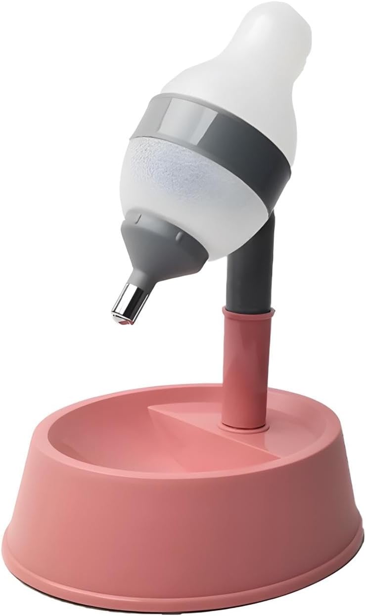 Pet Standing Water Dispenser Cat Dog Standing Bowl with Detachable Pole Automatically Feeding Water Height Adjustable(Gr