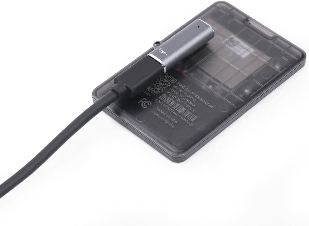 SenseCAP T1000-E Meshtastic Tracker + USB-C Charging & Data Adapter Bundle