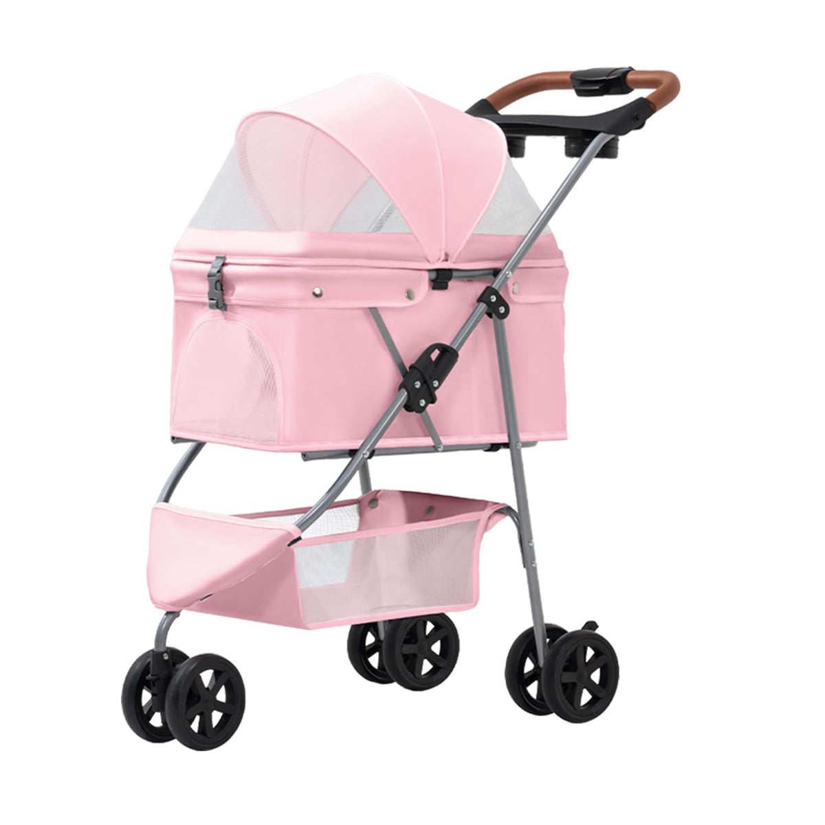 Pet Stroller for Small/Medium Dogs and Cats,Black