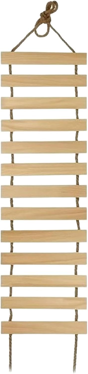 Wall-Mounted Cat Ladder, Wooden Cat Bridge with Multi-Level Steps