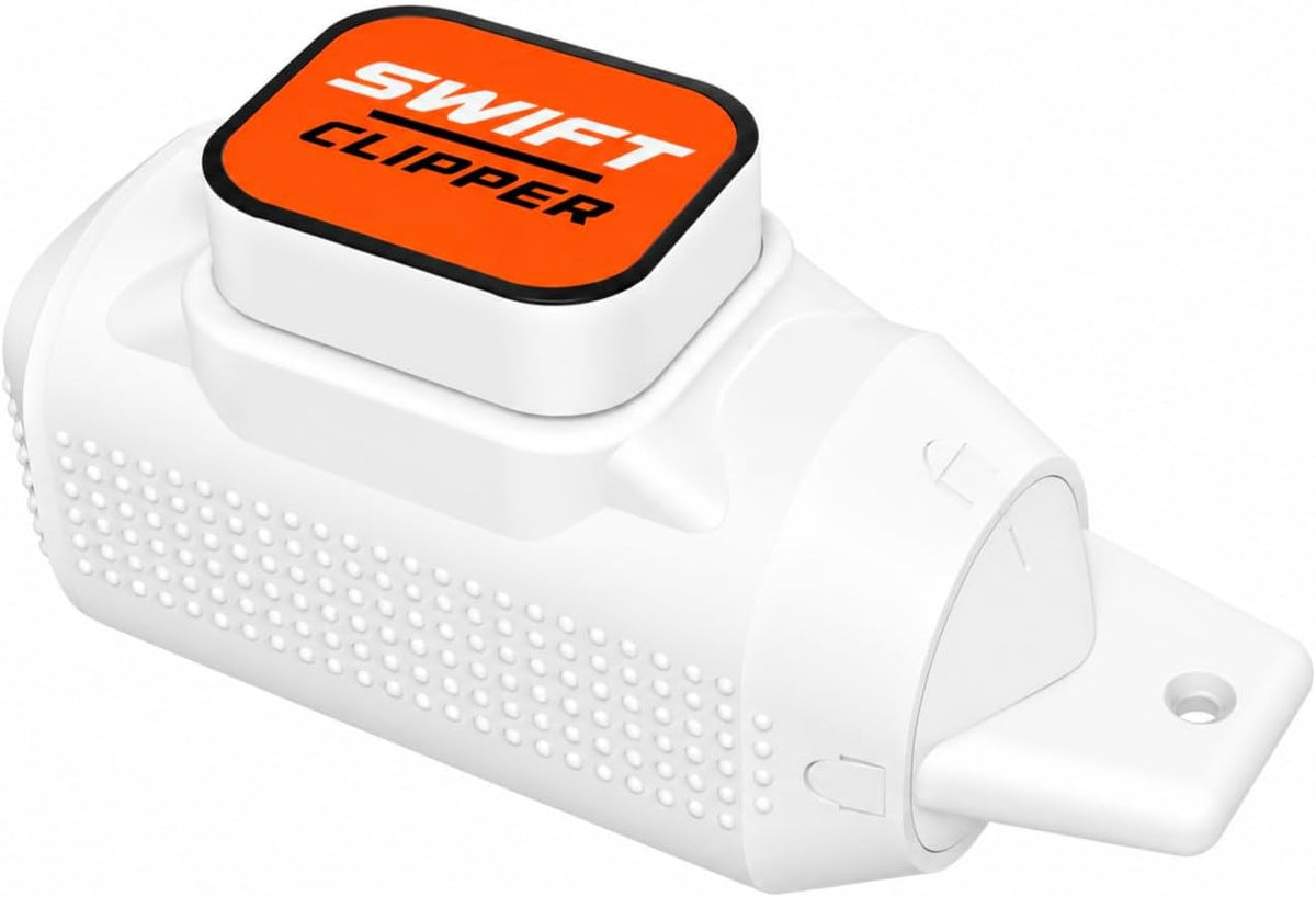 SWIFT CLIPPER® Safe Push-Button Cat Claw Clipper for Cats & Small Pets, Circular Cut Hole, Stainless Steel Clipping Head
