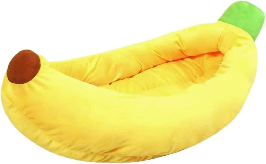 Four Seasons Warm Pet Cushion Banana Winter Dog Sofa Cat Litter Pet Supplies Kennel Removable Pet Bed (XXL)