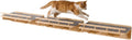 3-Pack Wall Mounted Cat Running Shelves, Parkour Course, Natural Wood