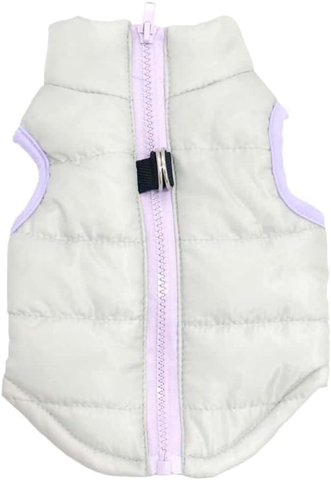 Winter Dog Vest - Warm Coat for Cold Weather, Windproof & Waterproof. Small Dogs ONLY - Teddy, Chihuahua, Yorkshire. Cam