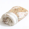 Cat Sleeping Bag Warm Soft Fluffy Cozy Pet Bed for Indoor Cats
