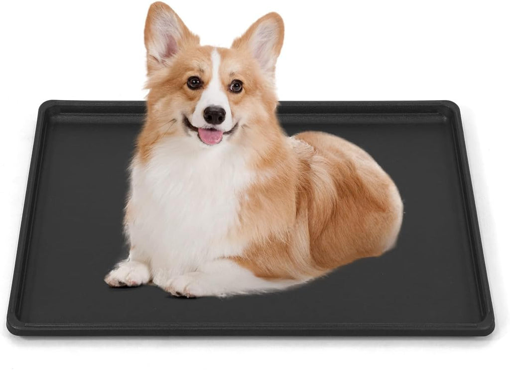 BOWHAUS 22.7-Inch Dog Crate Pan Replacement, Sturdy, Waterproof Plastic Tray for 24-Inch Pet, Rabbit Ferret Critter Kenn