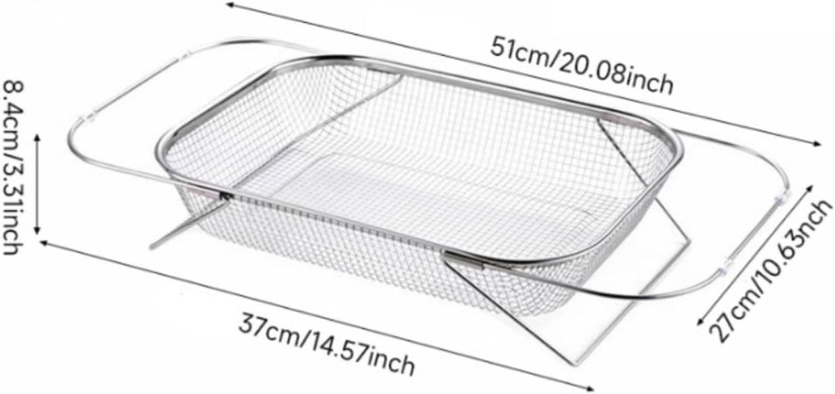 Metal Feline-Litter Sieve, XL
