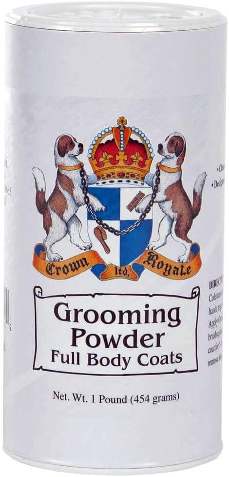 Full Body Pet Grooming Powder, Clean and Intensify Coat Color, Add Texture, 1 lb, White