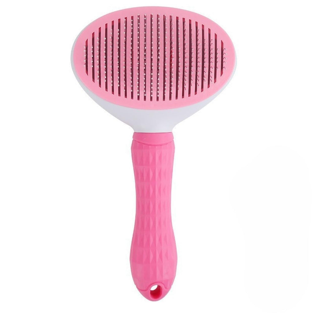 Cat Brush for Shedding, Self-Cleaning Slicker Brush for Dogs and Cats, Blue