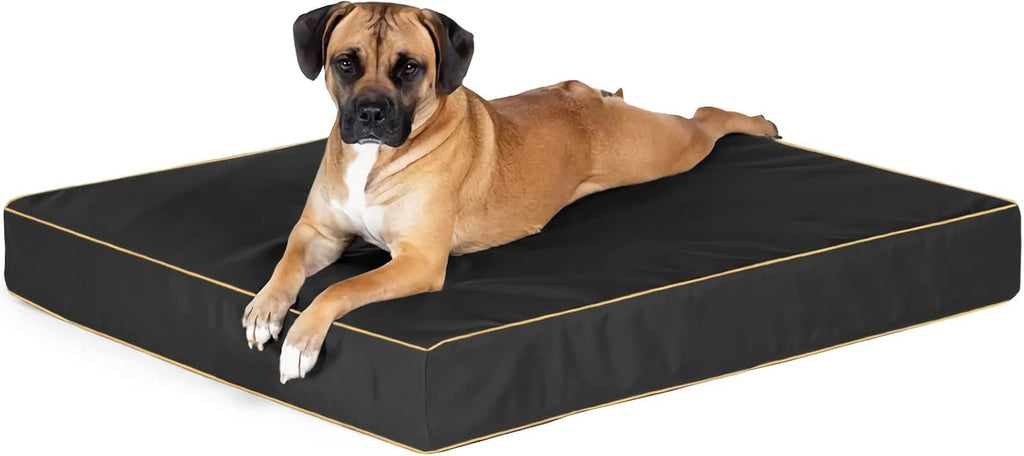 Zip UP Dog Bed Cover,DIY Waterproof Dog Bed Cover,44"Lx32"Wx4"Th,Cover Only