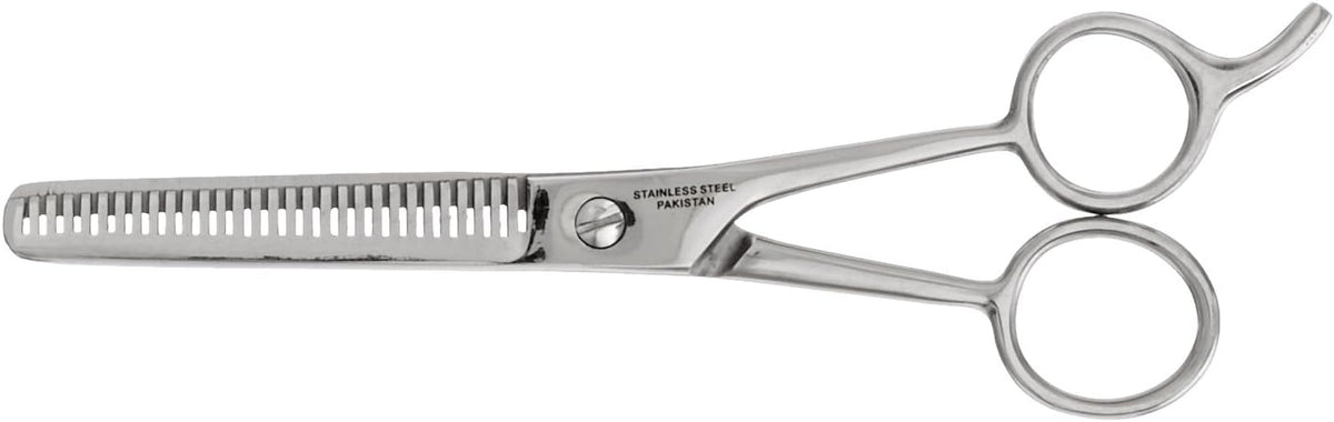 Thinning Shear, Double Blades 6.5-Inch Ice Tempered Stainless Steel Double Blades 20 by 20 Teeth 6.5-Inch