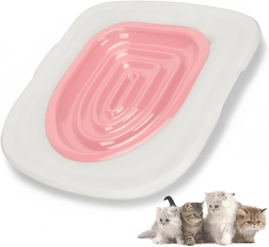 Cat Toilet Trainer Kit, Universal Cat Toilet Training Systems, Pink