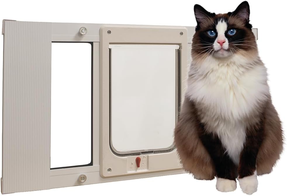 Ideal Pet Products Aluminum Sash Window Pet Door