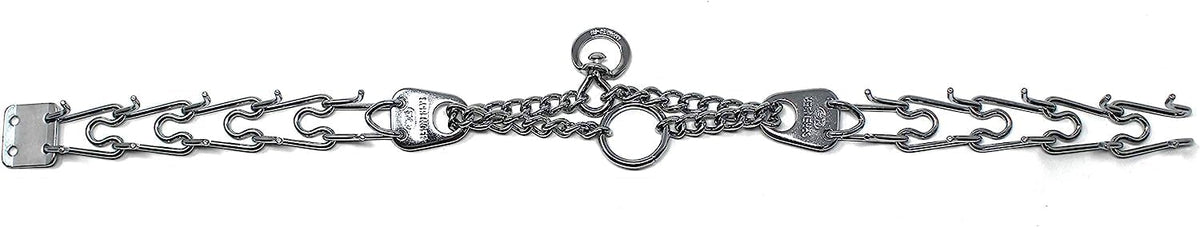 Herm Sprenger Prong Dog Training Collar - 16" Long with 2.25mm Gauge (for Dogs up to 40lbs) - Fits 13" Neck, Extendable 