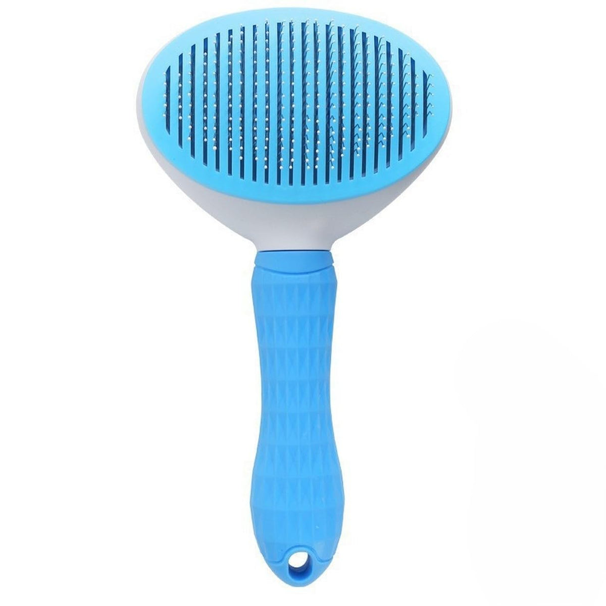 Cat Brush for Shedding, Self-Cleaning Slicker Brush for Dogs and Cats, Blue